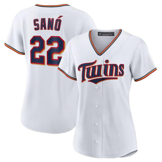 Minnesota Twins #22 Miguel Sano White Home Limited Player Baseball Jersey