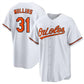 Baltimore Orioles #31 Cedric Mullins White Authentic Player Jersey Baseball Jerseys