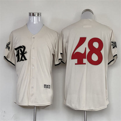 Texas Rangers #48 Cream 2023 City Connect Authentic Jersey Baseball Jerseys