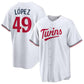 Minnesota Twins #49 Pablo López White Home Limited Player Baseball Jersey