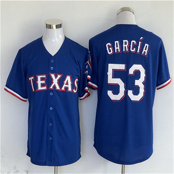 Los Angeles Dodgers #53 Adolis Garcia Royal Home Authentic Patch Jersey Baseball Jerseys