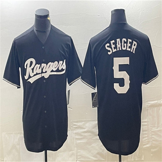 Los Angeles Dodgers #5 Corey Seager Black Home Authentic Patch Jersey Baseball Jerseys