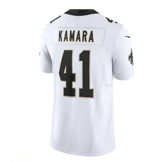 NO.Saints #41 Alvin Kamara Vapor F.U.S.E. Limited Jersey - White Stitched American Football Jerseys