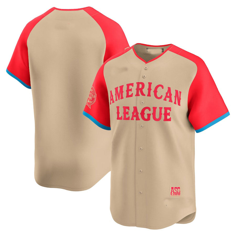 American League 2024 All-Star Game Limited Jersey - Cream Baseball Jerseys