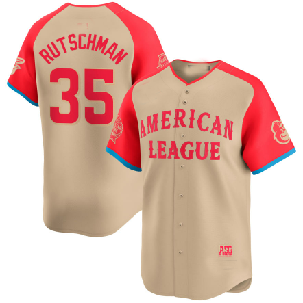 American League #35 Adley Rutschman Cream 2024 All-Star Game Limited Player Baseball Jerseys