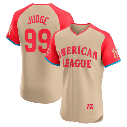 American League #99 Aaron Judge 2024 All-Star Game Elite Player Jersey - Cream Baseball Jerseys