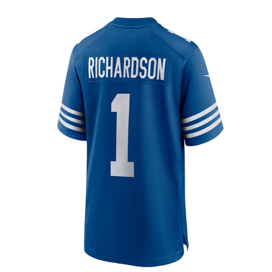 IN.Colts #1 Anthony Richardson 2023 Draft First Round Pick Game Jersey - Royal Stitched American Football Jerseys
