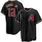 Arizona Diamondbacks #12 Lourdes Gurriel Jr. Black Cool Base Stitched Baseball Jersey