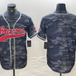 Atlanta Braves Blank Gray Camo Cool Base With Patch Stitched Baseball Jersey
