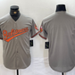 Baltimore Orioles Blank Grey Stitched Cool Base Baseball Jersey