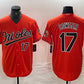 Baltimore Orioles #17 Colton Cowser Number Orange Cool Base Stitched Baseball Jersey