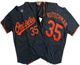 Baltimore Orioles #35 Adley Rutschman Black Limited Baseball Jerseys
