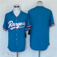 Los Angeles Dodgers Blank Blue Home Authentic Patch Jersey Baseball Jerseys