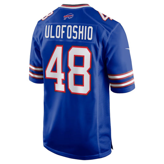 B.Bills #48 Edefuan Ulofoshio Game Jersey - Royal Football Jerseys