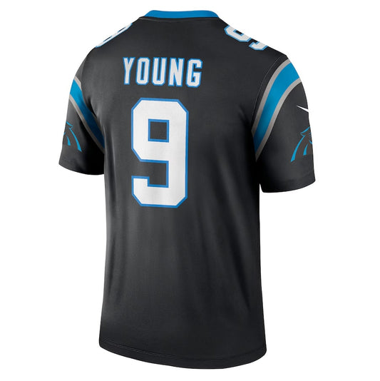 C.Panthers #9 Bryce Young Legend Jersey - Black American Football Jerseys