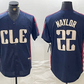 Cleveland Guardians #22 Josh Naylor Navy 2024 City Connect Limited Stitched Baseball Jerseys