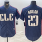 Cleveland Guardians #23 Josh Naylor Navy 2024 City Connect Limited Stitched Baseball Jerseys