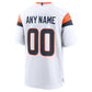 Custom D.Broncos Game Jersey - White Football Jerseys