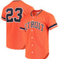 Detroit Tigers #23 Kirk Gibson Orange Mitchell & Ness Cooperstown Collection Mesh Batting Practice Button-Up Jersey Baseball Jerseys