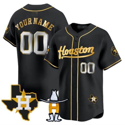 Custom Houston Astros Rodeo Patch Vapor Premier Limited – All Stitched Baseball Jersey