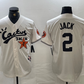 Houston Astros #2 Alex Bregman Cream Cactus Jack Vapor Premier Stitched Baseball Jersey