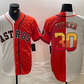 Houston Astros #30 Kyle Tucker White Orange Split Stitched Baseball Jersey