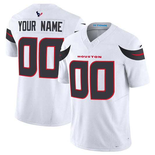 H.Texans Active Player Custom White 2024 Vapor F.U.S.E. Limited Football Stitched Jersey