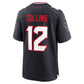 H.Texans #12 Nico Collins Game Jersey - Navy American Football Jerseys