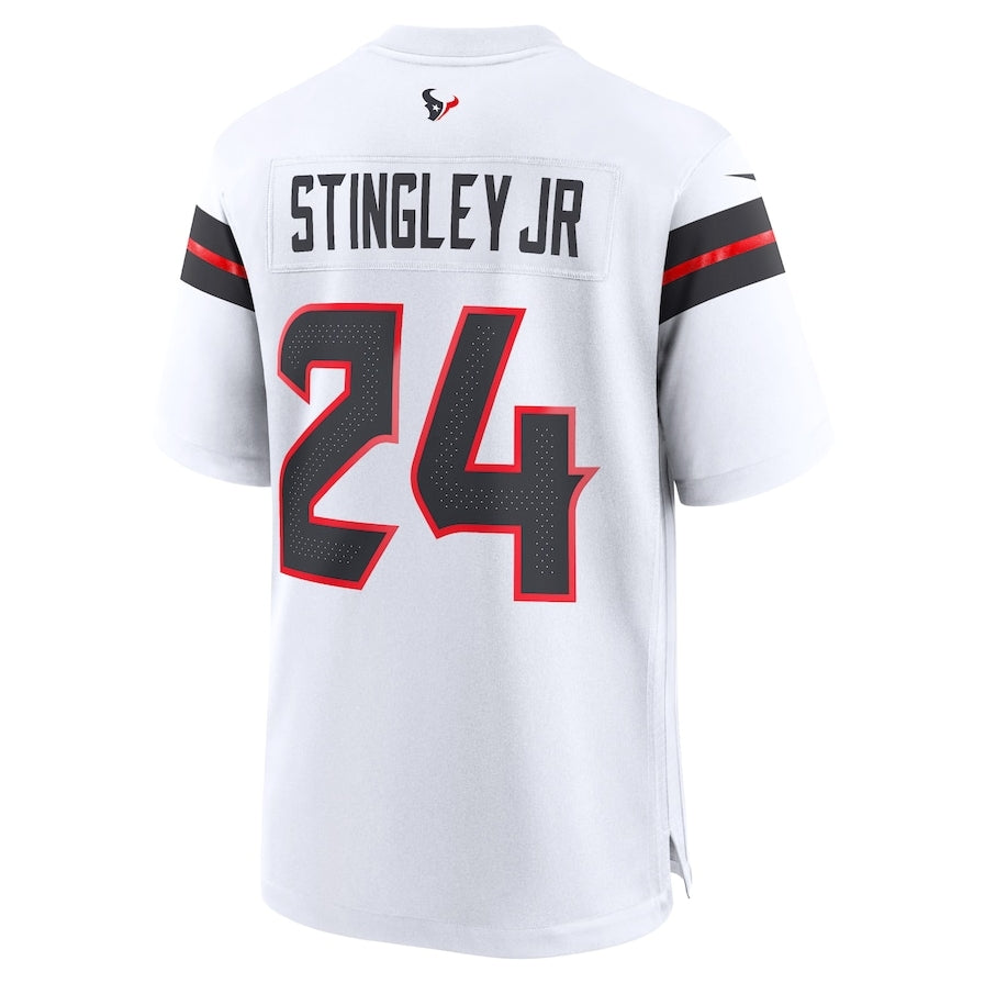 H.Texans #24 Derek Stingley Jr. Game Jersey - White American Football Jerseys