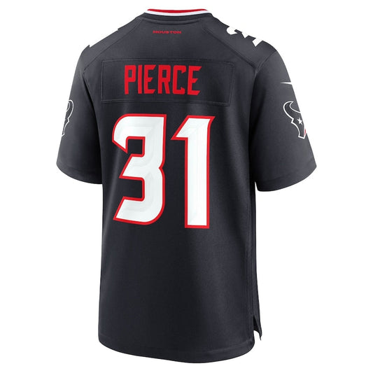 H.Texans #31 Dameon Pierce Game Jersey - Navy American Football Jerseys