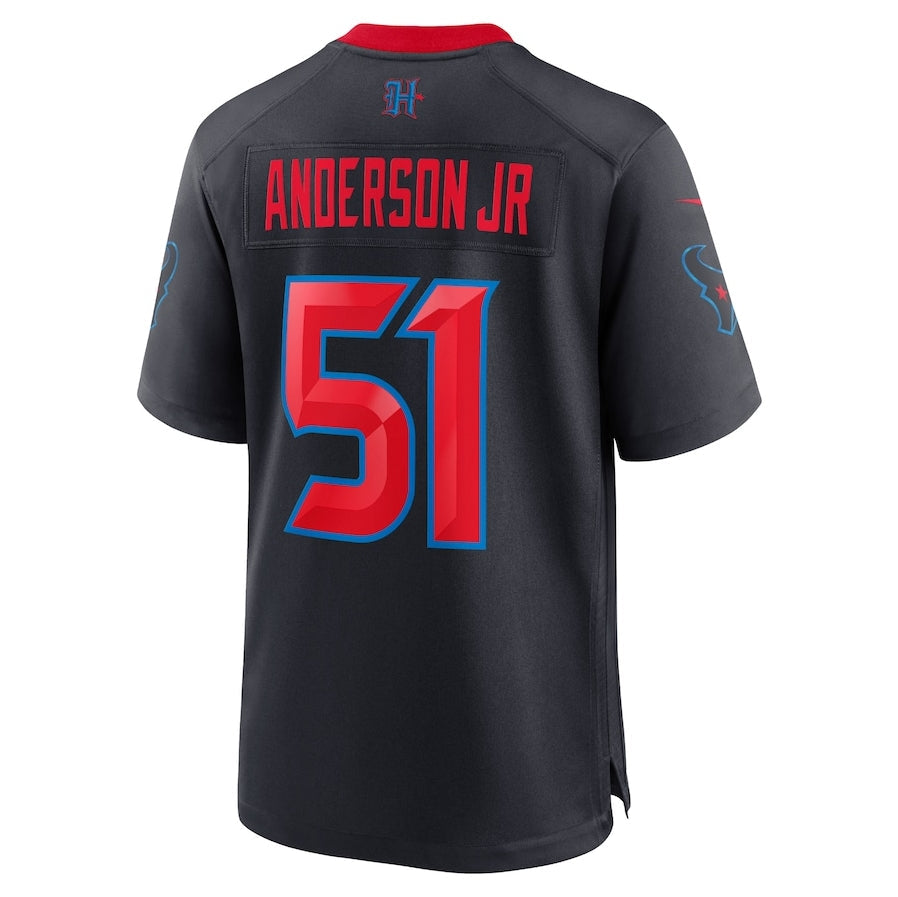 H.Texans #51 Will Anderson Jr. 2nd Alternate Game Jersey - Navy American Football Jerseys