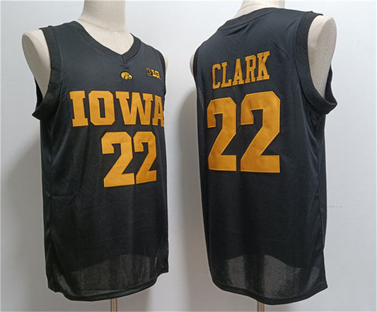 I.Hawkeyes #22 Caitlin Clark Black Stitched Jersey College Jerseys