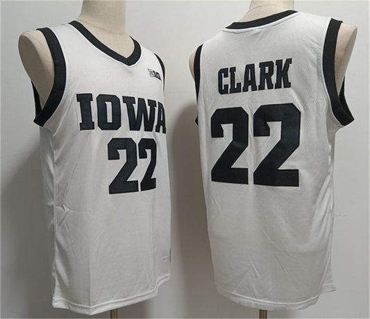 I.Hawkeyes #22 Caitlin Clark White Stitched Jersey College Jerseys