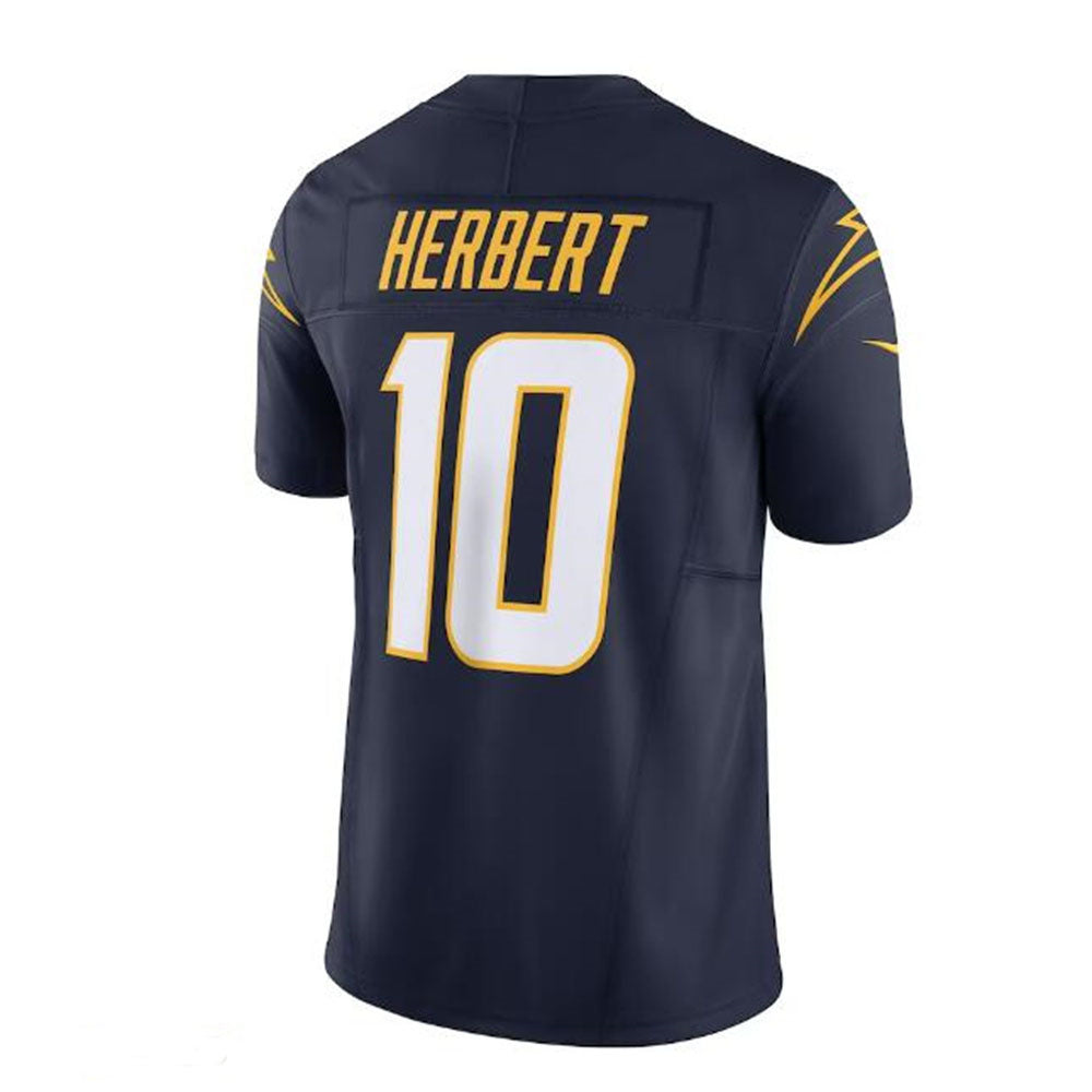 LA.Chargers #10 Justin Herbert Vapor F.U.S.E. Limited Jersey - Navy Stitched American Football Jerseys