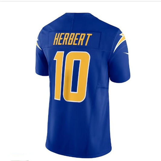 LA.Chargers #10 Justin Herbert Vapor F.U.S.E. Limited Jersey - Royal Stitched American Football Jerseys