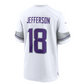 MN.Vikings #18 Justin Jefferson Alternate Game Player Jersey - White American Football Jerseys