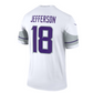 MN.Vikings #18 Justin Jefferson Alternate Legend Player Jersey - White American Football Jerseys