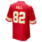 KC.Chiefs #82 Dante Hall Retired Player Game Jersey - Red American Football Jerseys