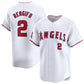 Los Angeles Angels #2 Luis Rengifo White Home Limited Baseball Stitched Jersey