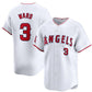 Los Angeles Angels #3 Taylor Ward White Home Limited Baseball Stitched Jersey