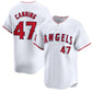 Los Angeles Angels #47 Griffin Canning White Home Limited Baseball Stitched Jersey