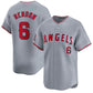 Los Angeles Angels #6 Anthony Rendon Gray Away Limited Baseball Stitched Jersey