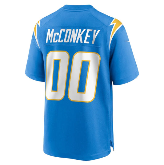 LA.Chargers Ladd McConkey 2024 Draft Player Game Jersey - Powder Blue American Football Jerseys