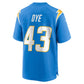 LA.Chargers #43 Troy Dye Game Jersey - Powder Blue American Football Jerseys