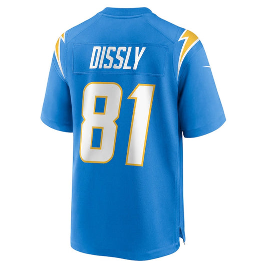LA.Chargers #81 Will Dissly Game Jersey - Powder Blue American Football Jerseys