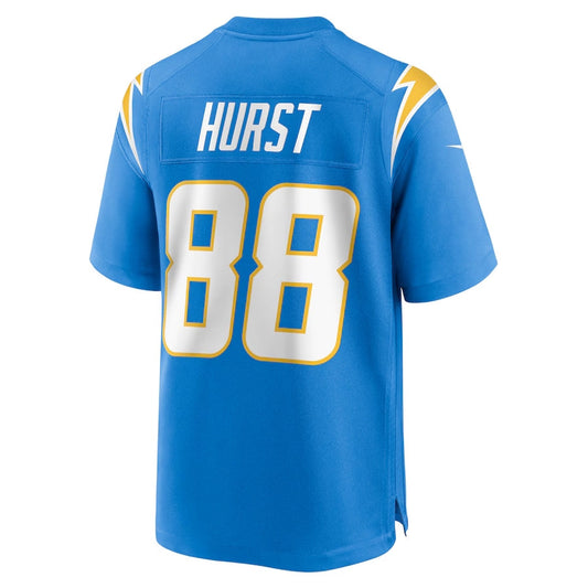 LA.Chargers #88 Hayden Hurst Game Jersey - Powder Blue American Football Jersey