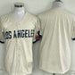 Los Angeles Dodgers Blank Cream 2024 City Connect Limited Stitched Baseball Jersey