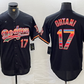 Los Angeles Dodgers #17 Shohei Ohtani Black Mexico Cool Base Stitched Baseball Jersey