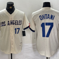 Los Angeles Dodgers #17 Shohei Ohtani Cream 2024 City Connect Limited Stitched Baseball Jerseys