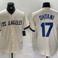 Los Angeles Dodgers #17 Shohei Ohtani Cream 2024 City Connect Limited Stitched Baseball Jerseys